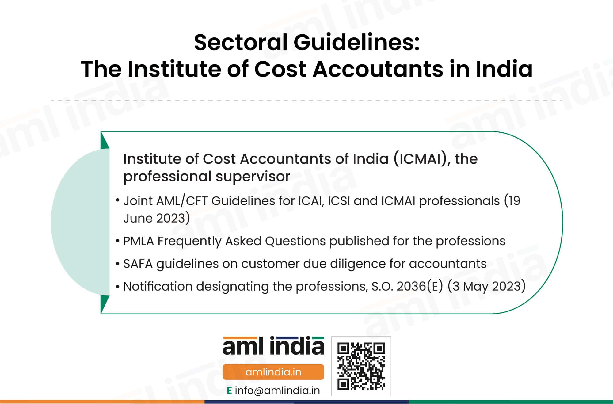 Sectoral Guidelines for Cost Accountants